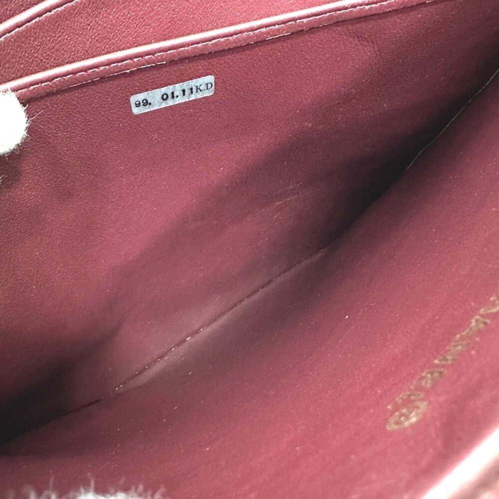 CHANEL Vintage Black Lambskin Leather Logo Shoulder Bag - Picture 11 of 16